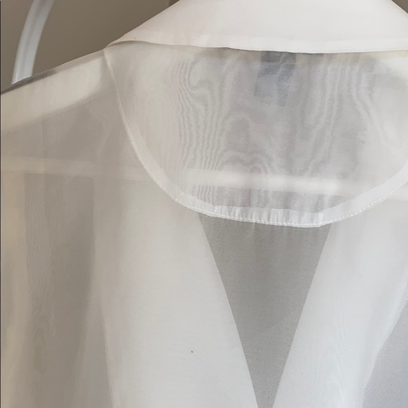 Forever 21 Sheer Pearl Button Blouse - Picture 7 of 8